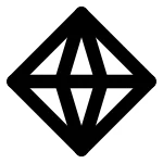 Quadrangular Pyramid SVG Icon